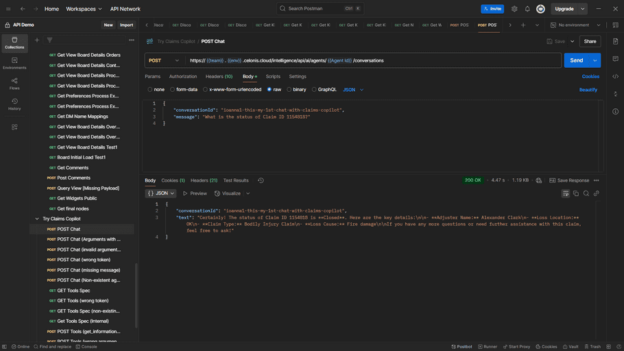 Chat API Response