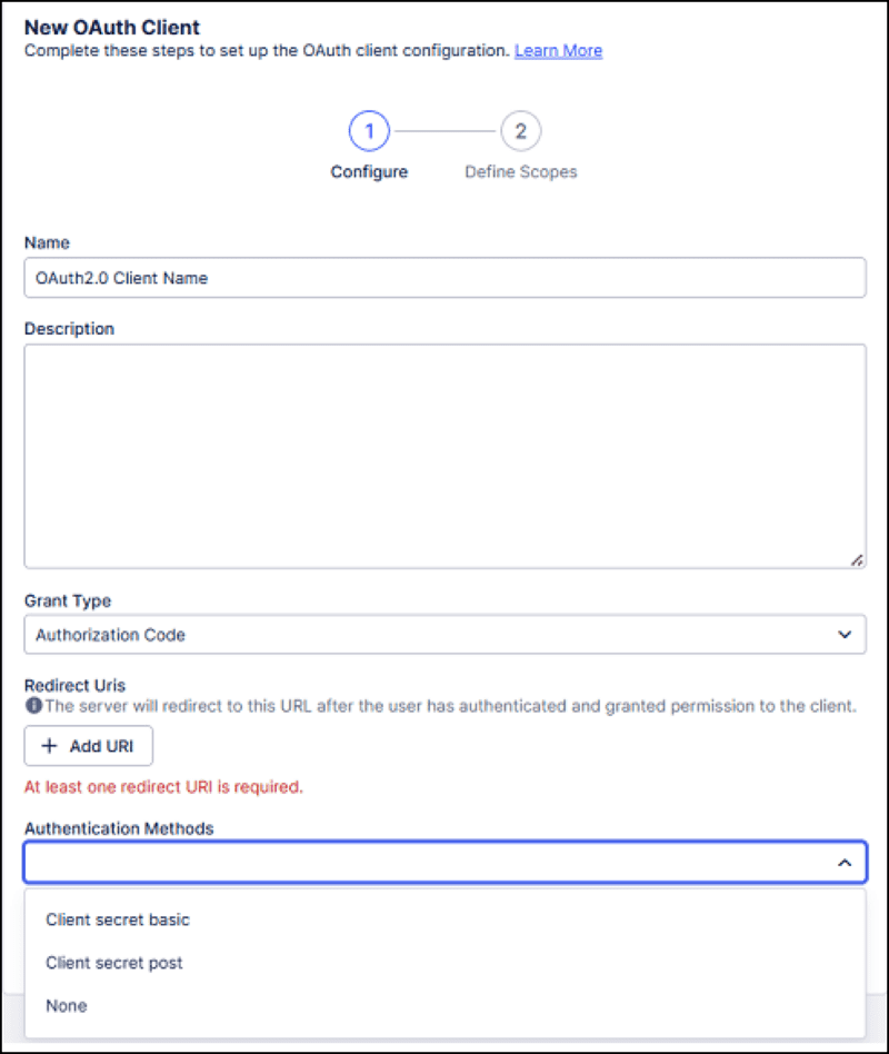 select_authentication_method